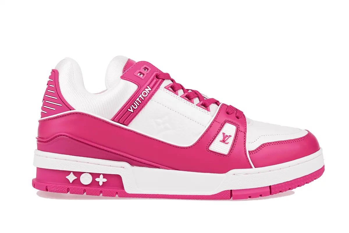 LV Trainer Sneaker Fuchsia Replica LV Trainer Sneaker Fuchsia Replica