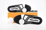 LV Trainer Low Top Sneaker Black and White Reps