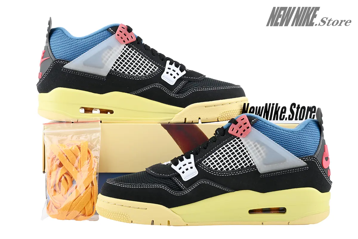 Air Jordan 4 Retro Union Off Noir Reps 02