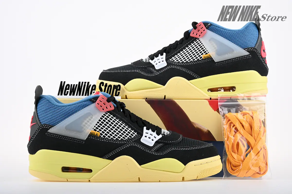 Air Jordan 4 Retro Union Off Noir Reps 03