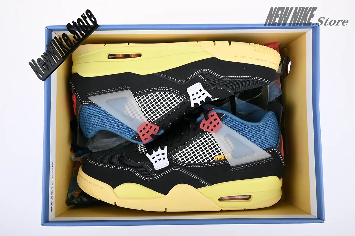 Air Jordan 4 Retro Union Off Noir Reps 04