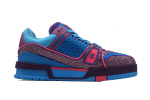 LV Trainer Purple-Blue Rhinestones