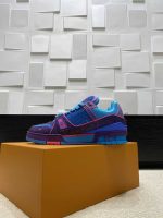 LV Trainer purple-blue Rhinestones (3)